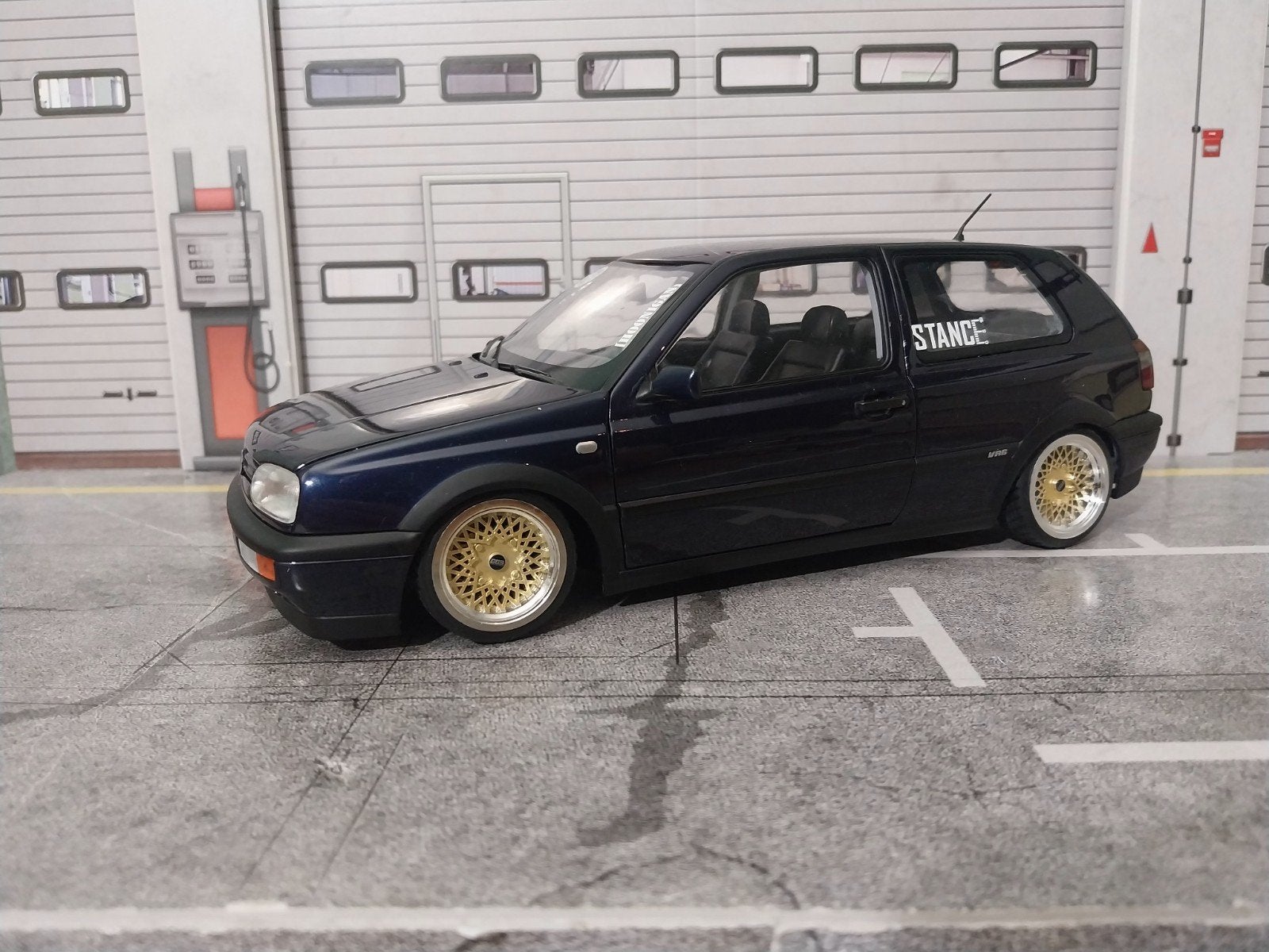 Customized volkswagen golf mk3 vr6, Hobby en Vrije tijd, Ophalen of Verzenden, Gebruikt, Auto, Norev
