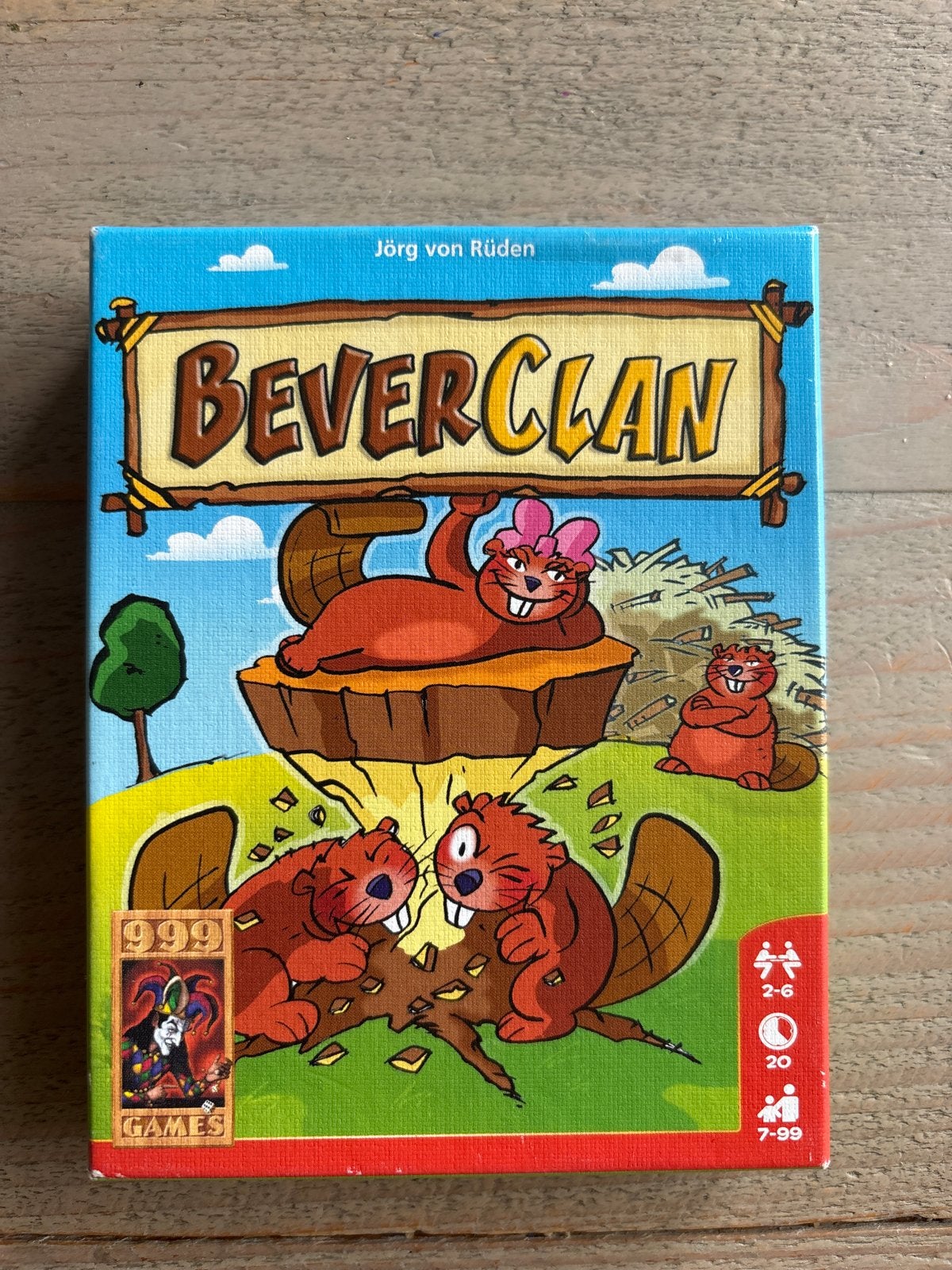 Beverclan - Leuk familiespel van 999 Games, Een of twee spelers, Ophalen of Verzenden, Gebruikt
