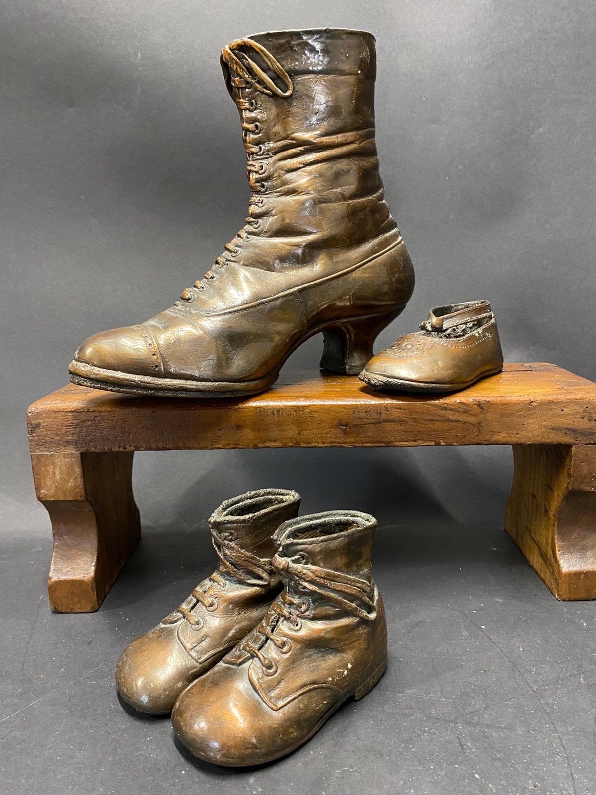 Antieke baby kinderschoenen laars, Antiek en Kunst, Ophalen of Verzenden, Dames