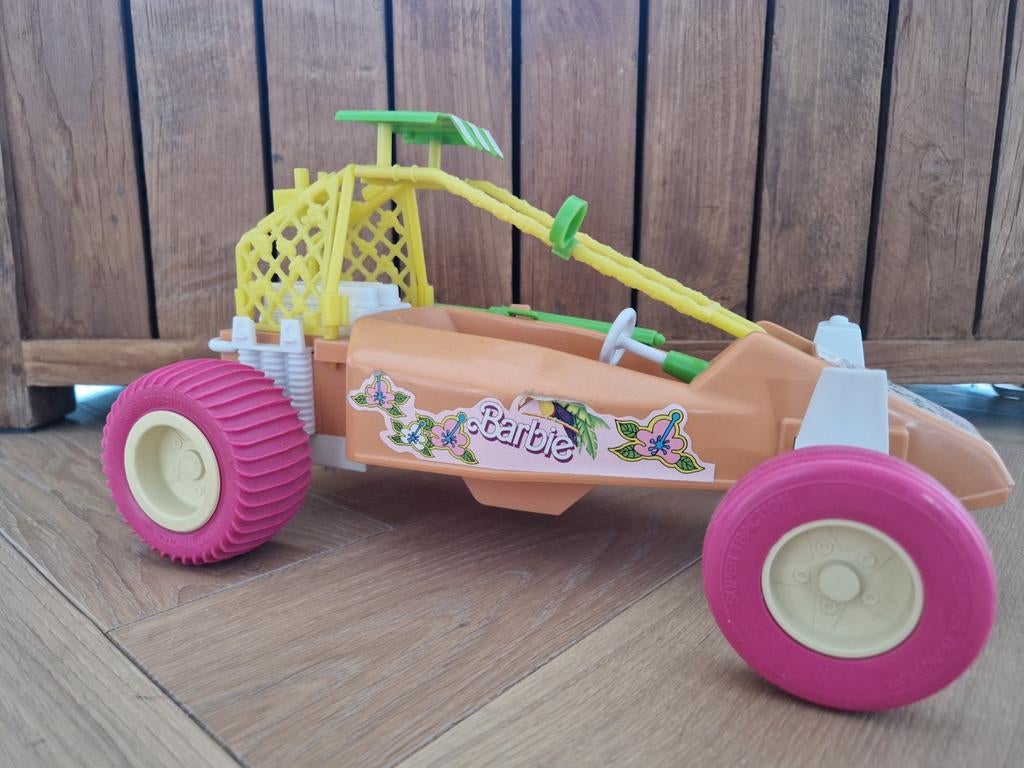 Vintage Barbie Tropical Buggy Car 1986 - Speelschade, Ophalen of Verzenden, Gebruikt