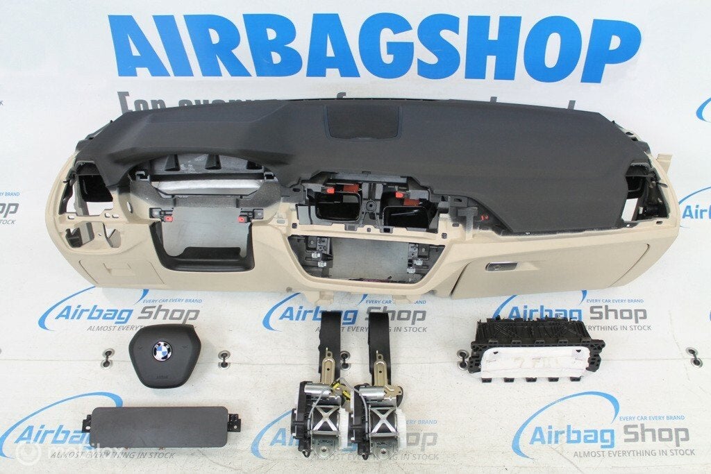 Airbag set Dashboard zwart/beige speaker BMW X3 G01 2018-..., Gebruikt, Ophalen of Verzenden