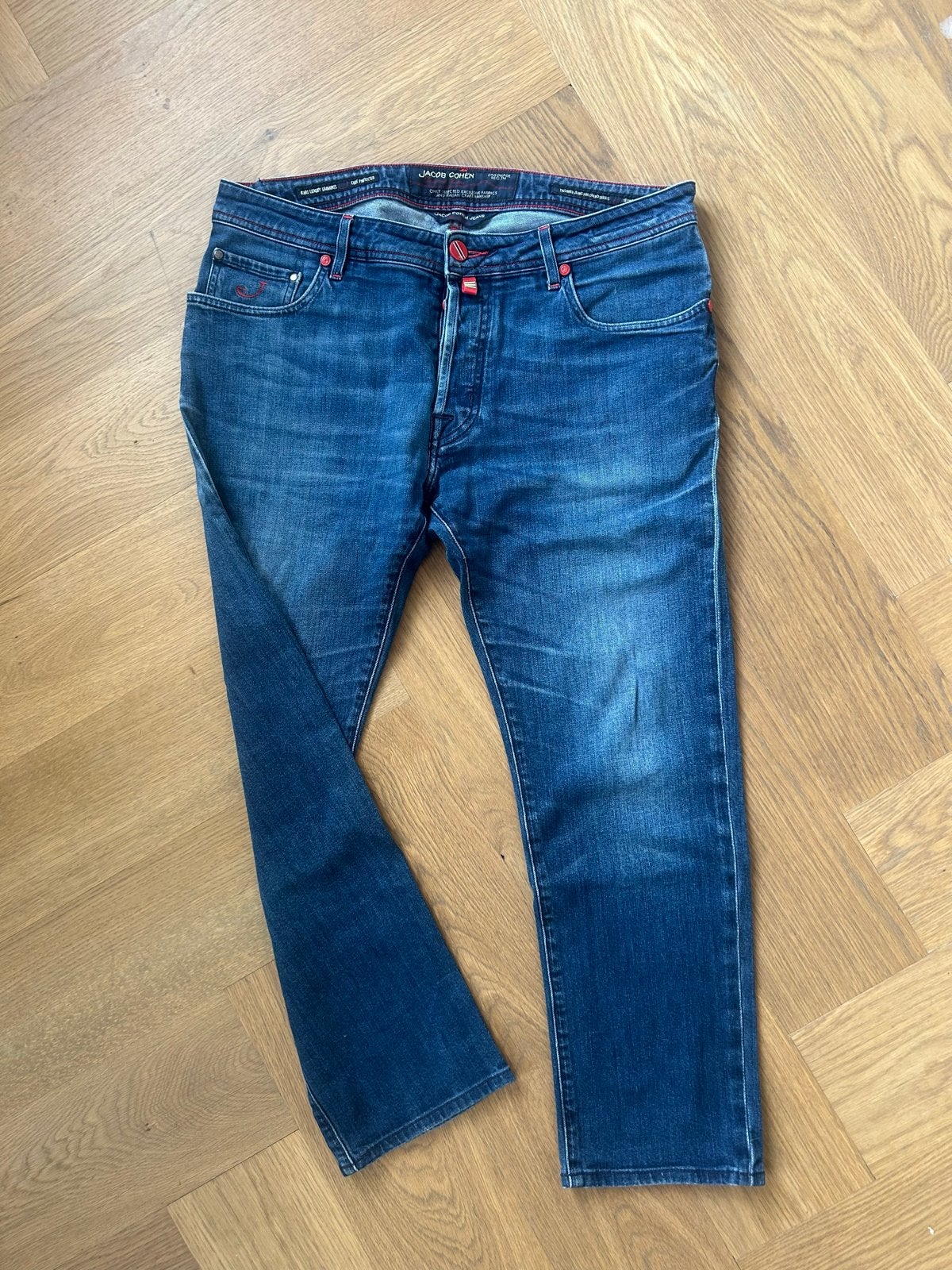 Jacob Cohën Jeans - Maat 35, Lengte 30, Ophalen of Verzenden, Zo goed als nieuw, Blauw, W33 - W34 (confectie 48/50)