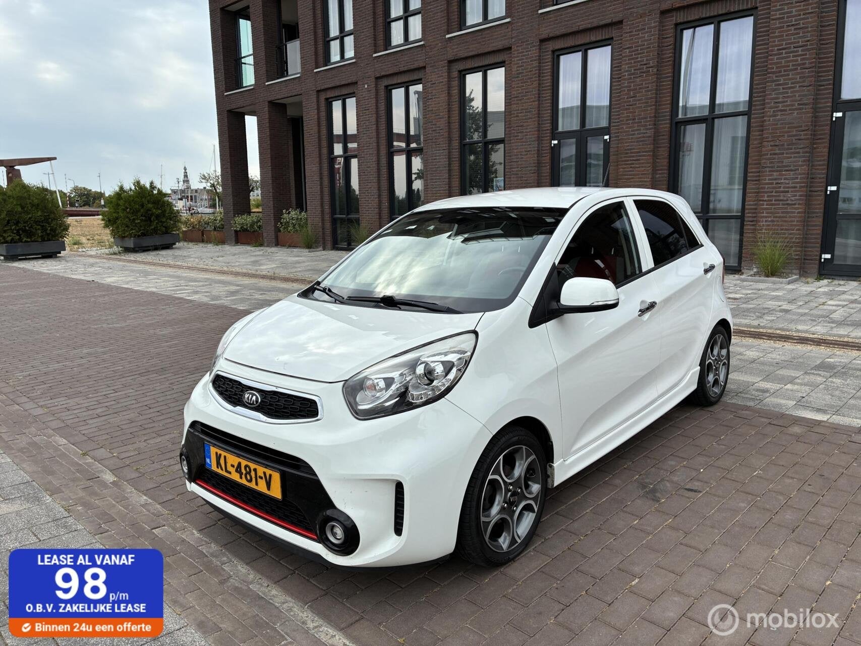 Kia Picanto 1.2 CVVT GT-line km177.580 Nap 5Deurs BJ2016, Auto's, Voorwielaandrijving, Gebruikt, Euro 6, 4 cilinders