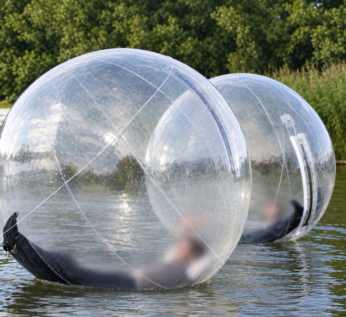2 water walkings ball, Ophalen, Zo goed als nieuw