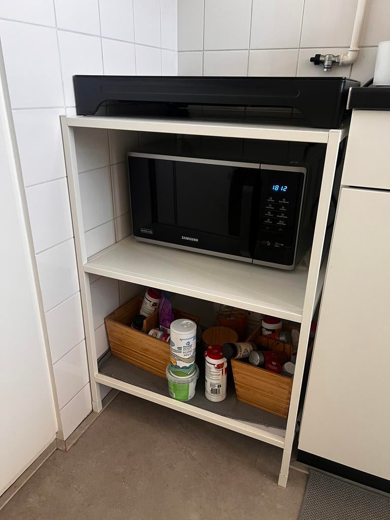 IKEA ENHET onderkast met 2 planken, wit, Ophalen, Zo goed als nieuw