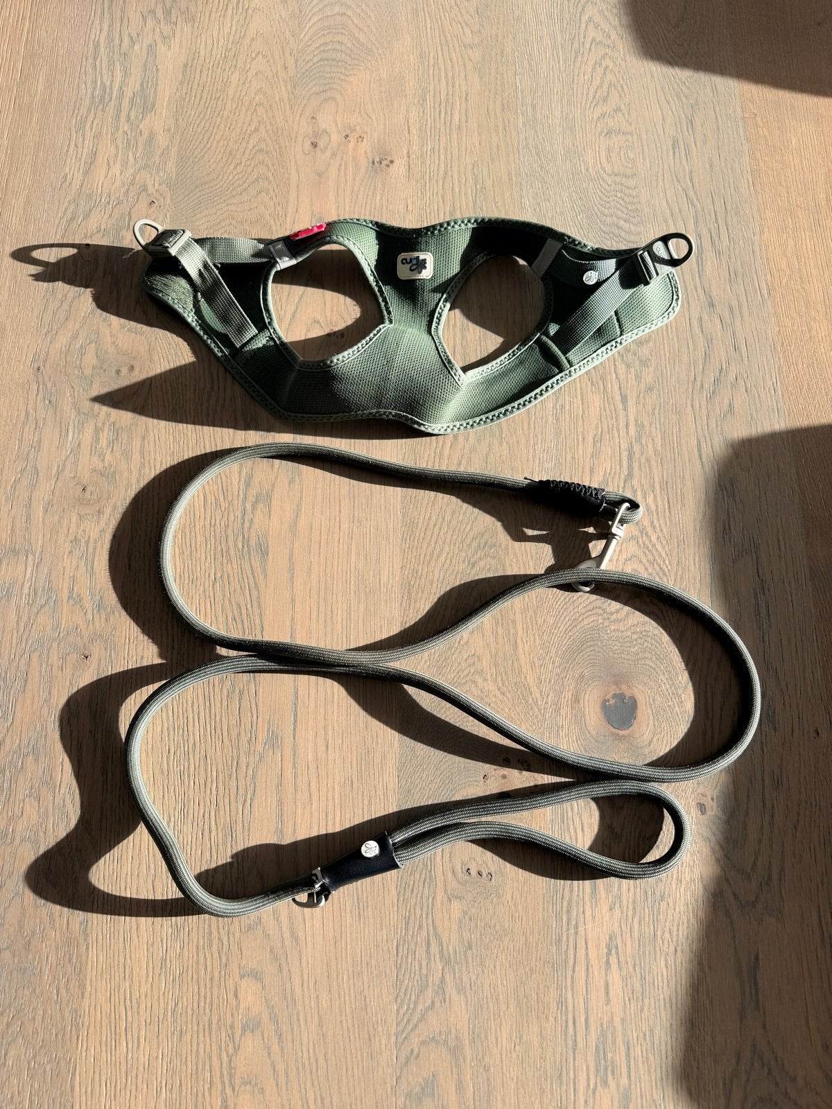 Curli Vest Harness tuigje met riem, Dieren en Toebehoren, Ophalen of Verzenden, Gebruikt, Hondenriem