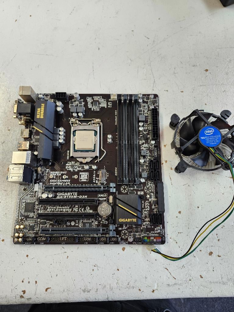 i5 -6400 moederbord setje., Computers en Software, Moederborden, LGA 1151, Ophalen of Verzenden, Intel, Gebruikt