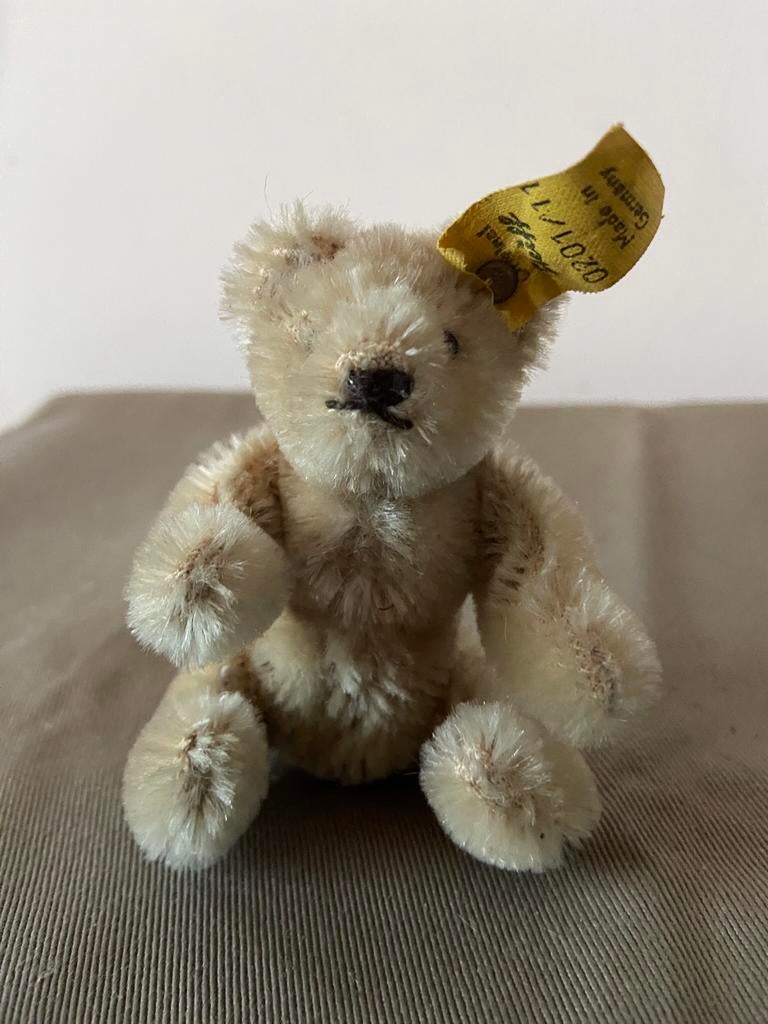Steiff original teddybeer, mini, 0201/11, Verzamelen, Beren en Cherished Teddies, Ophalen of Verzenden, Zo goed als nieuw, Stoffen beer