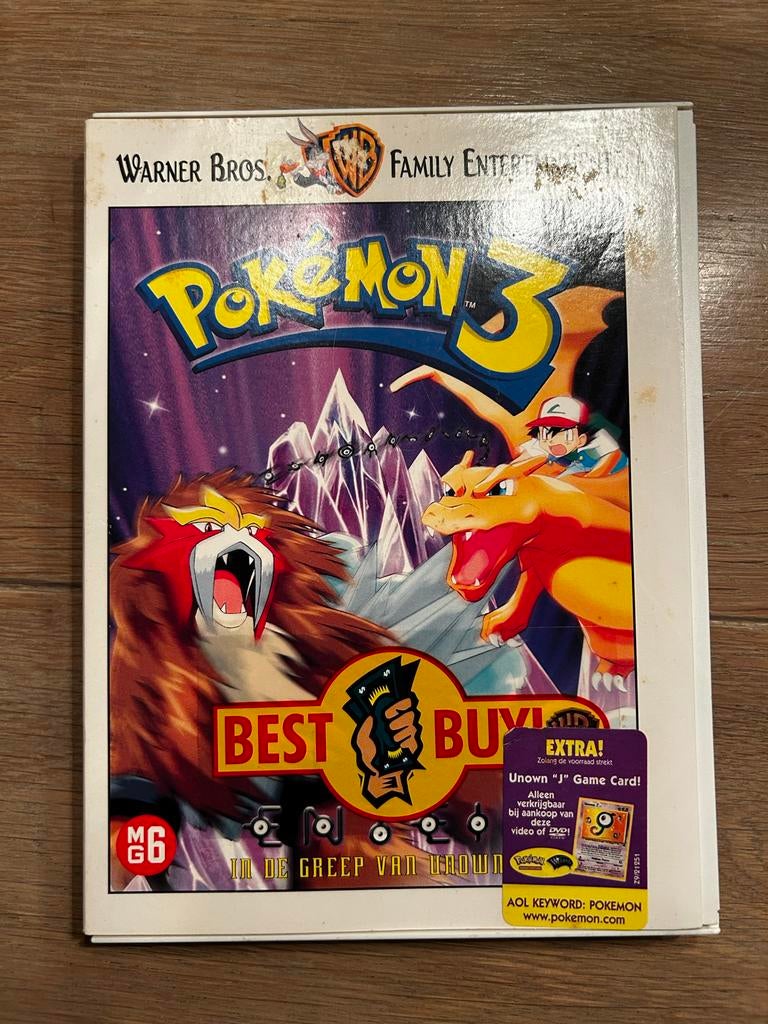 Pokémon 3: In de Greep van Unown DVD, Cd's en Dvd's, Avontuur, Gebruikt, Ophalen of Verzenden, Vanaf 6 jaar