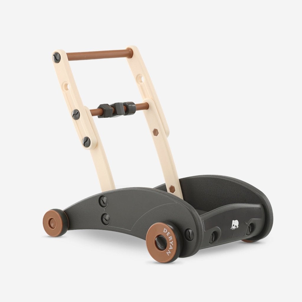DERYAN Mace loopwagen zwart | Eerste stapjes