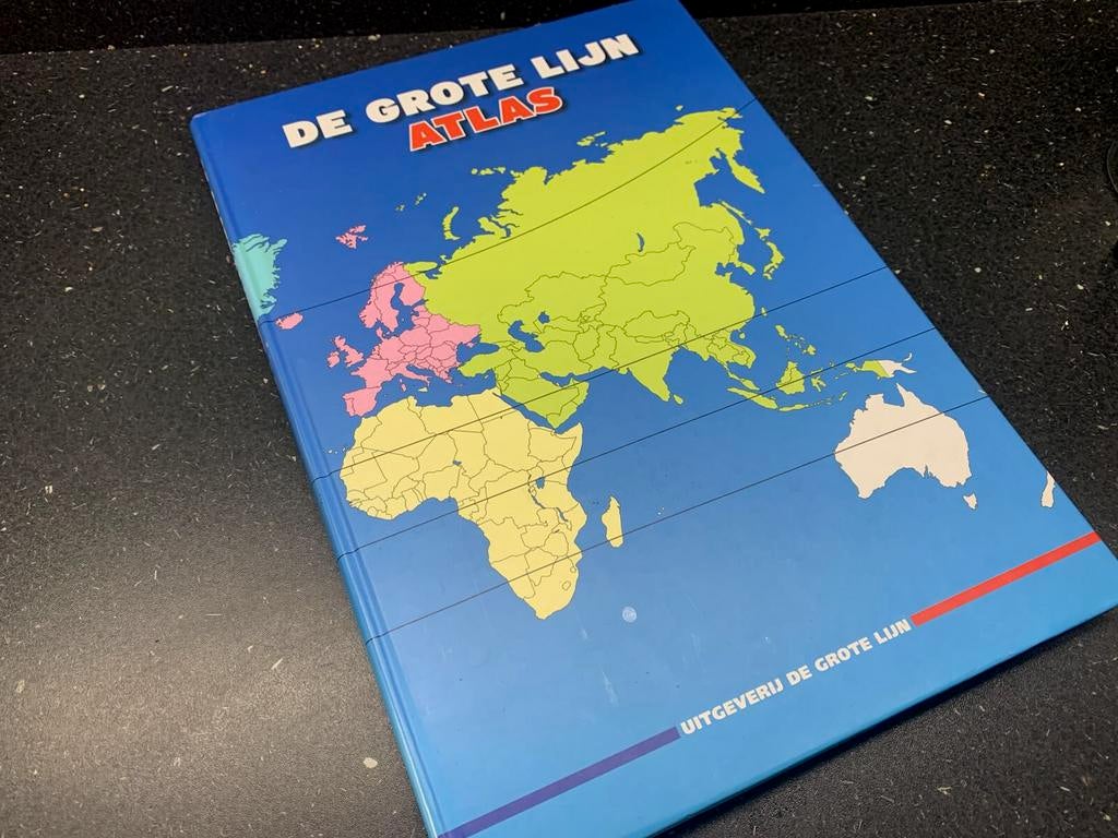 De Grote Lijnen Atlas NIEUW, Overige atlassen, 2000 tot heden, Ophalen of Verzenden, Zo goed als nieuw