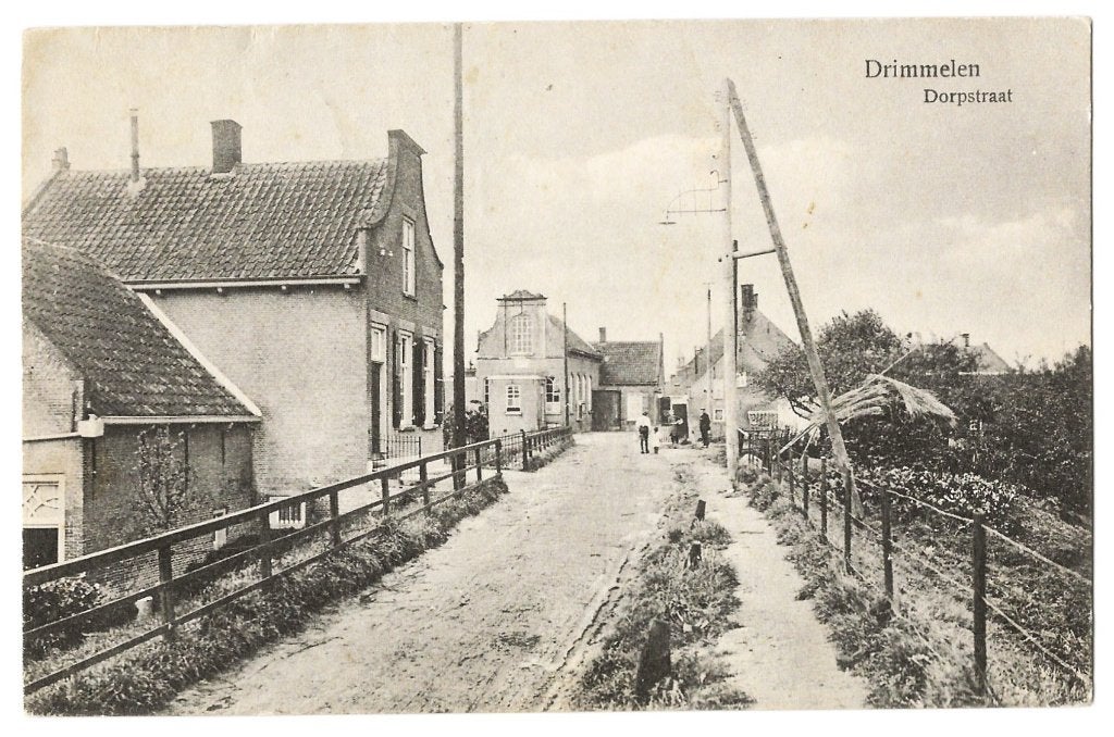 Drimmelen, Dorpstraat 1926, Ophalen of Verzenden, 1920 tot 1940, Gelopen, Noord-Brabant