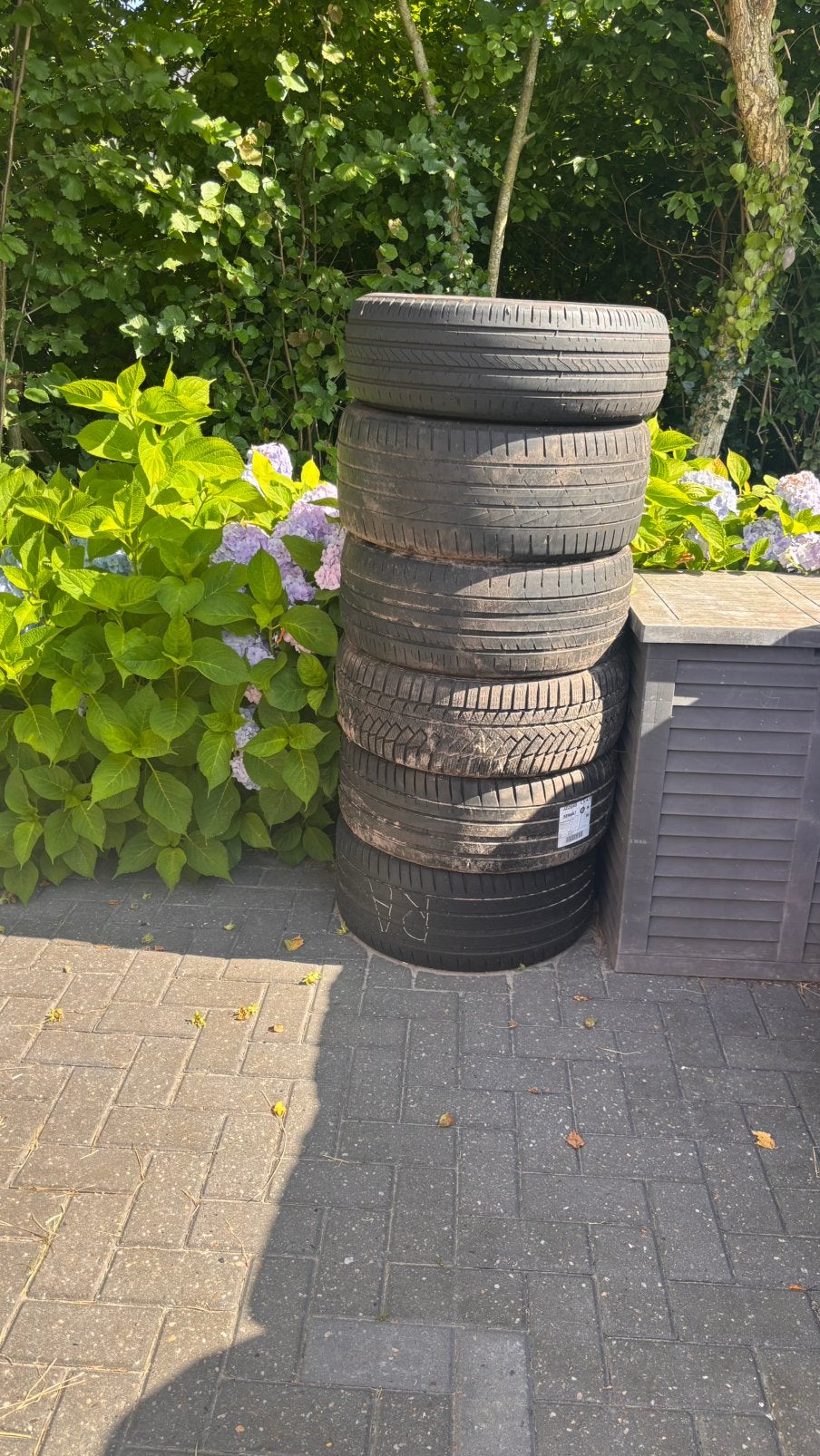 Gratis afhalen 6 banden, Ophalen