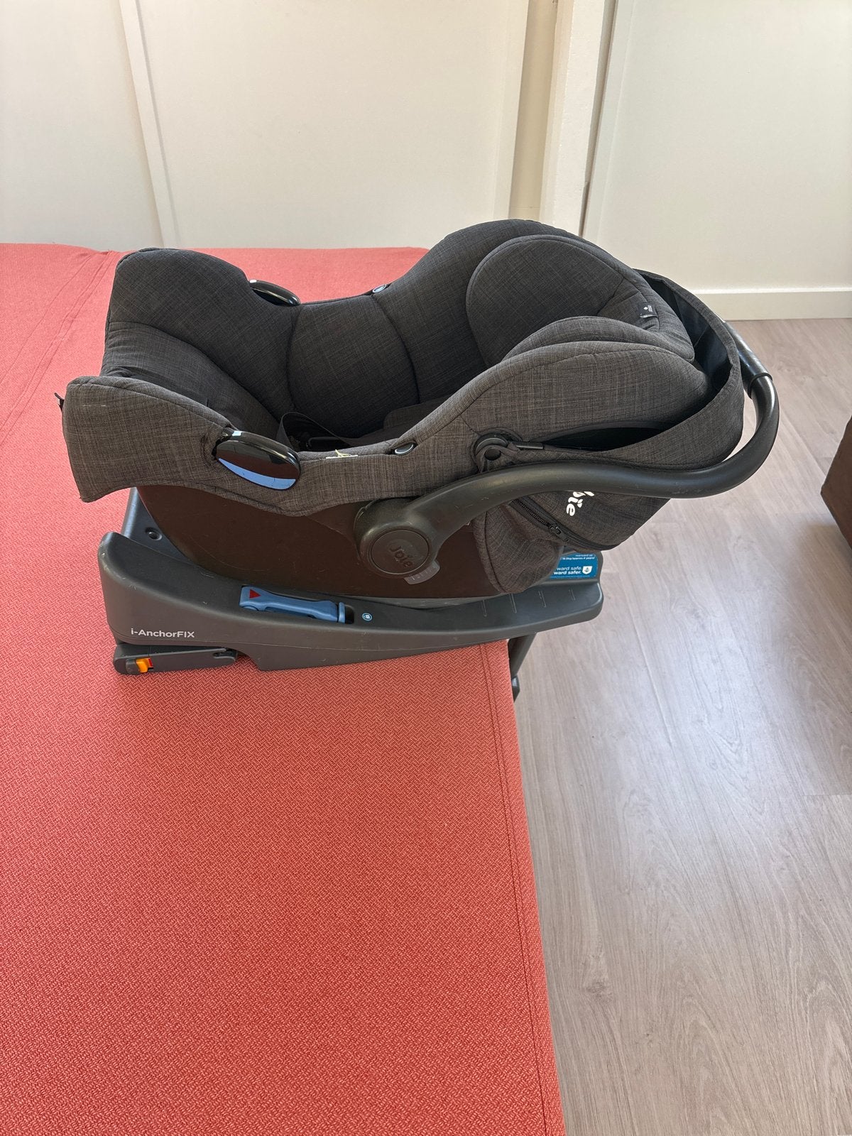 Joie Maxi-Cosi i-AnchorFIX autostoel met Isofix, Gebruikt, Isofix, 0 t/m 13 kg, Ophalen