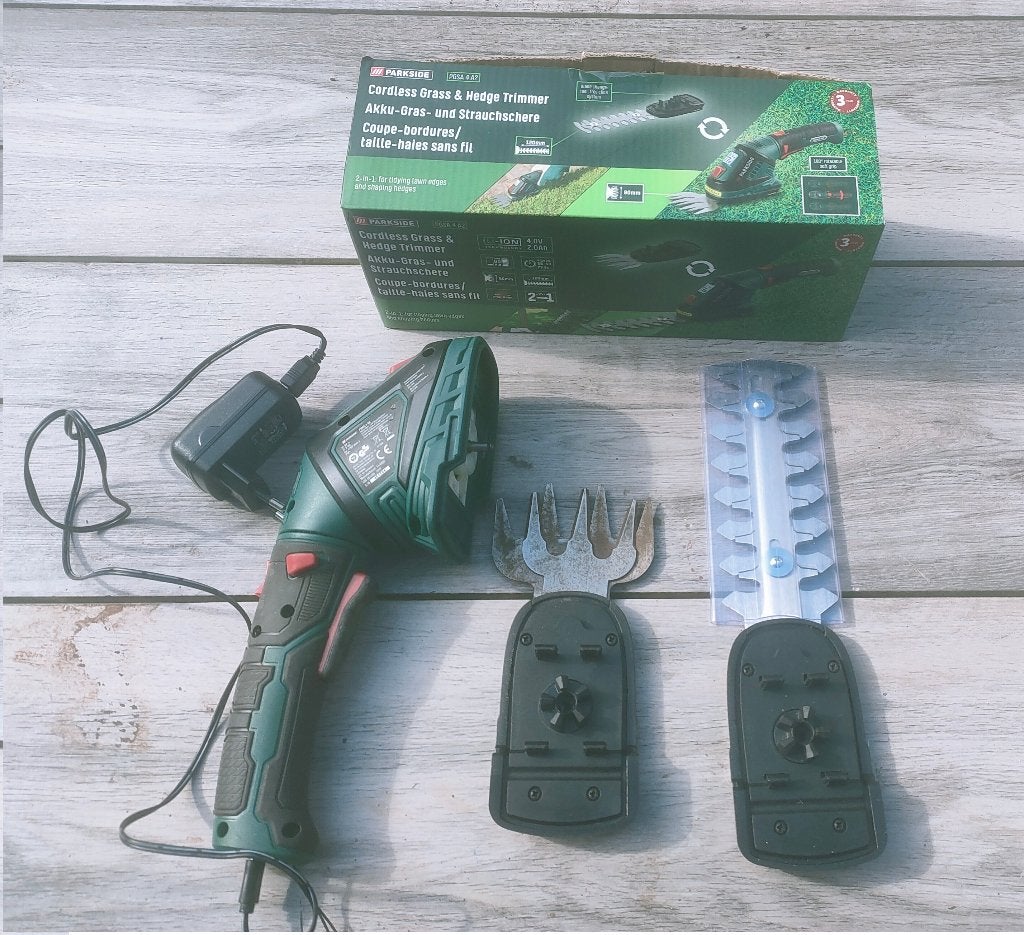 Parkside Accu gras- en hegtrimmer., Tuin en Terras, Nieuw, Ophalen of Verzenden, Parkside, Minder dan 10 cm