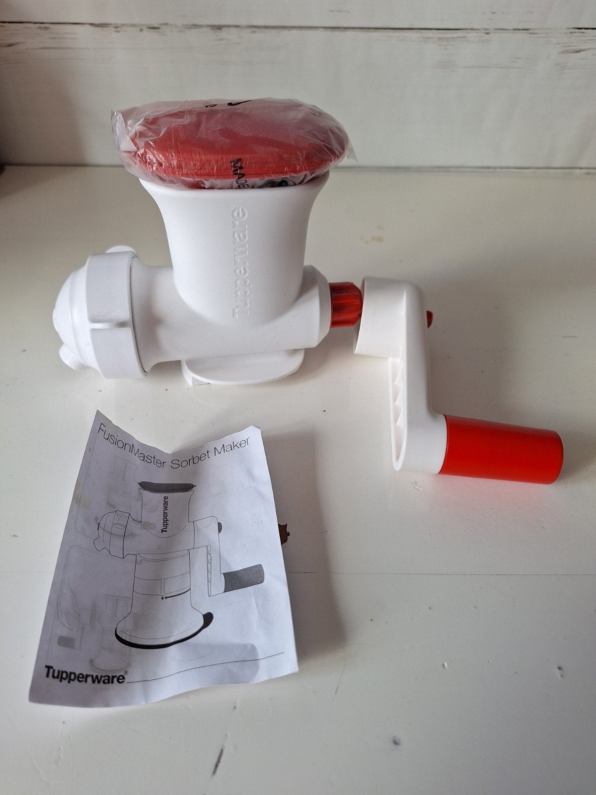 Tupperware FusionMaster Sorbet Maker - Zo goed als nieuw, Huis en Inrichting, Keuken | Tupperware, Wit, Overige typen, Nieuw, Ophalen of Verzenden