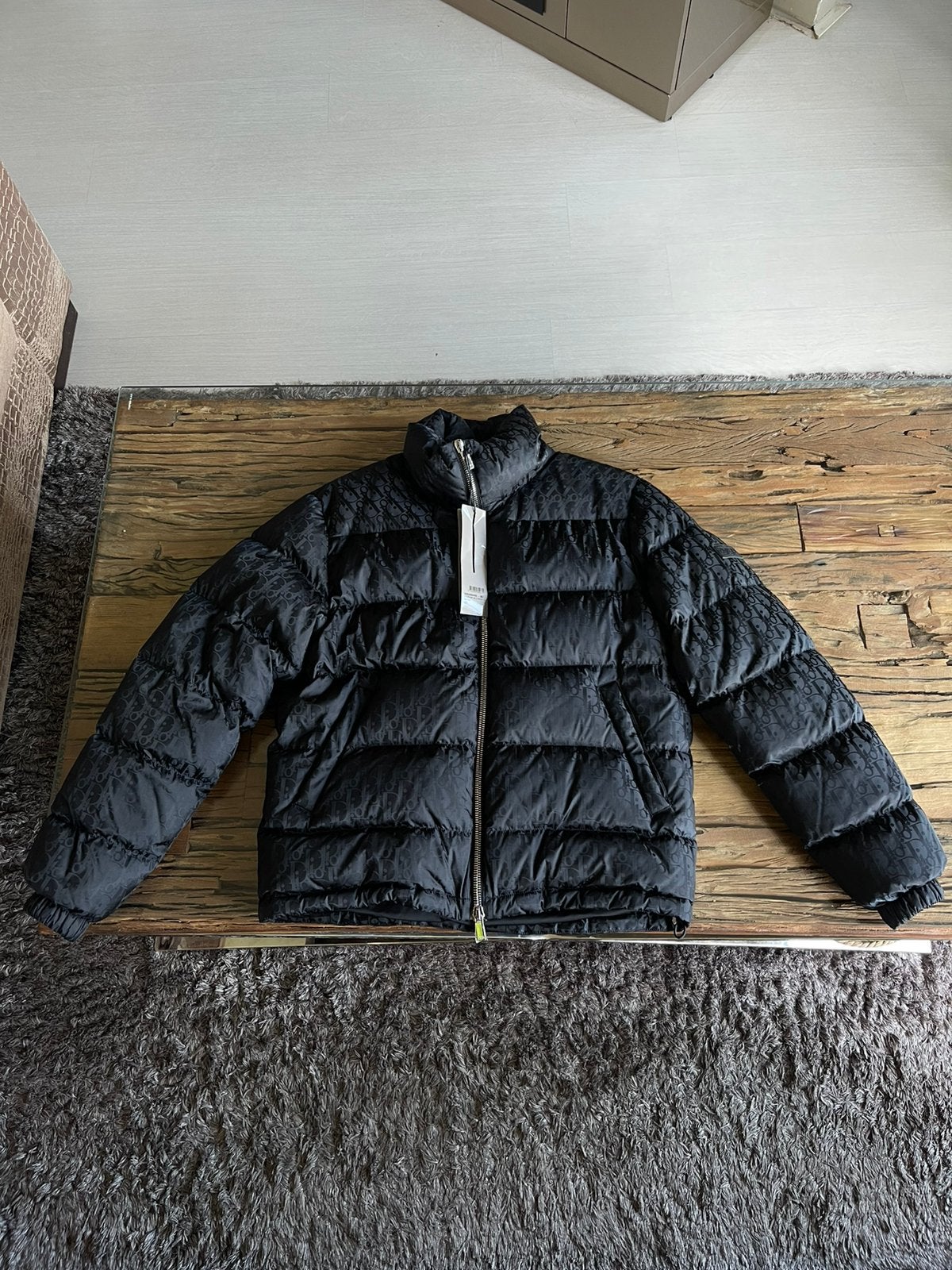 Nieuwe originele Dior oblique donsjas, Ophalen of Verzenden, Nieuw, Maat 46 (S) of kleiner, Zwart