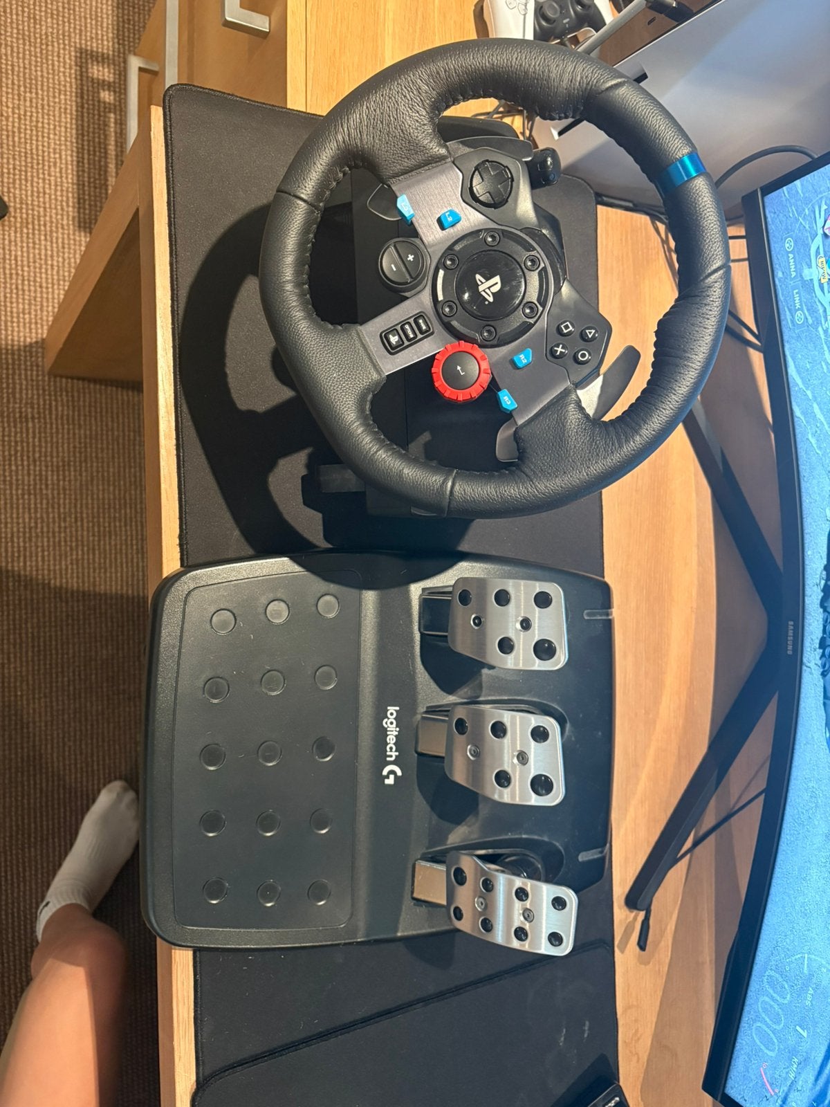 Logitech G29 stuur en pedalen, Spelcomputers en Games, Spelcomputers | Sony PlayStation Consoles | Accessoires, Ophalen of Verzenden
