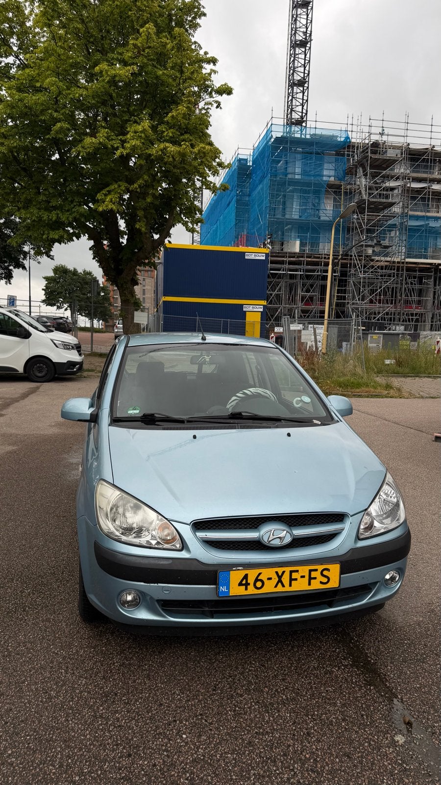 Hyundai Getz 1.4 5DRS 2007 (apk march2027), Voorwielaandrijving, 450 kg, 4 cilinders, Blauw