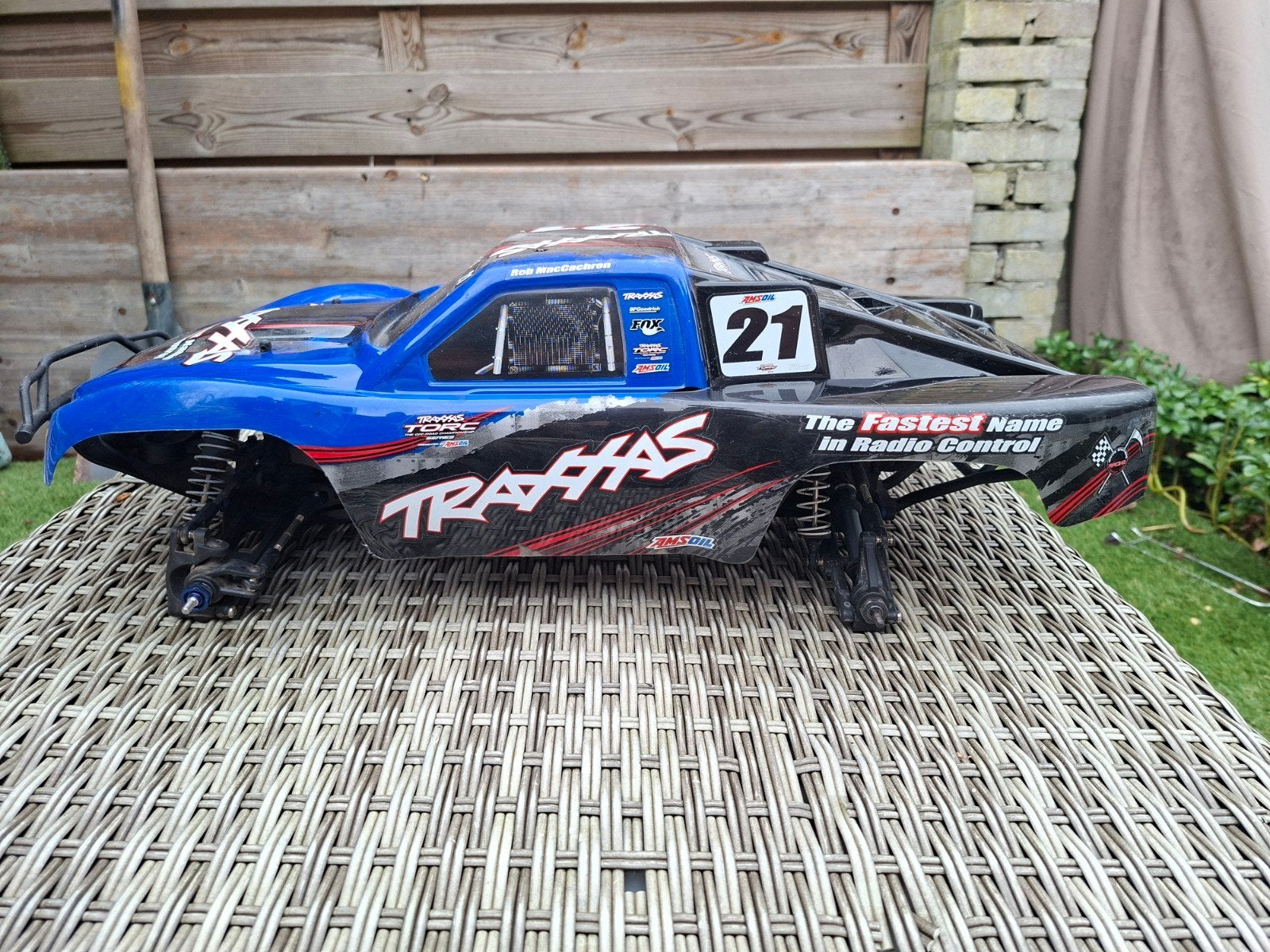 traxxas slash vxl 4x4 roller ( bieden/ruil/trade ), Ophalen of Verzenden, Gebruikt