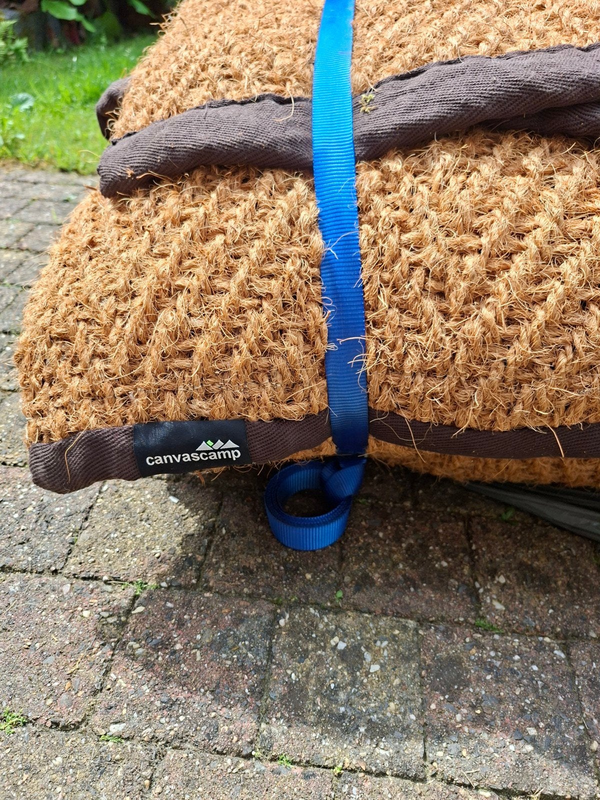 Canvascamp kokosmat voor 5 meter sibley bell  tenten, Caravans en Kamperen, Ophalen, Gebruikt