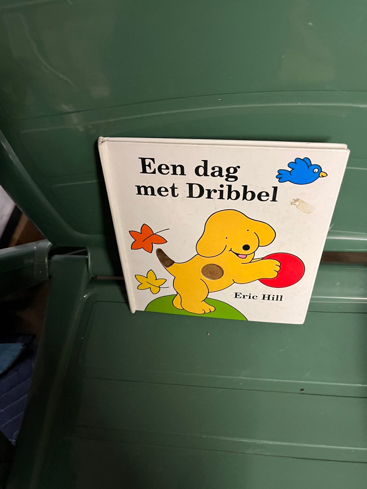 Een dag met dribbel leesboek, Boeken, Ophalen, Zo goed als nieuw, Uitklap-, Voel- of Ontdekboek, 6 tot 12 maanden