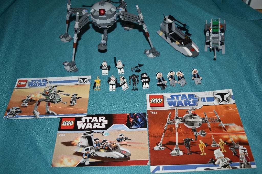 lego partij starwars o.a. 7681 , 7668, Kinderen en Baby's, Speelgoed | Duplo en Lego, Ophalen of Verzenden, Gebruikt, Lego