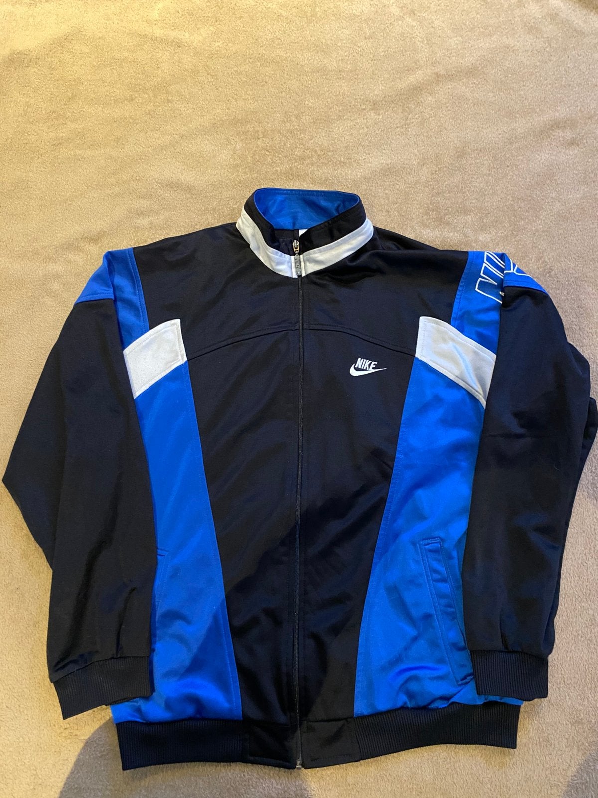 Nike Vest, Kleding | Heren, Ophalen of Verzenden, Zo goed als nieuw, Maat 52/54 (L), Blauw
