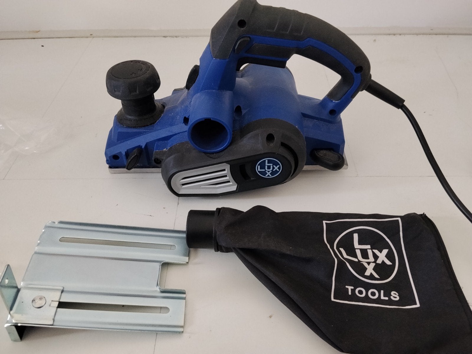 Lux Tools EHO-750 elektrische schaafmachine 750W, Ophalen of Verzenden, Zo goed als nieuw