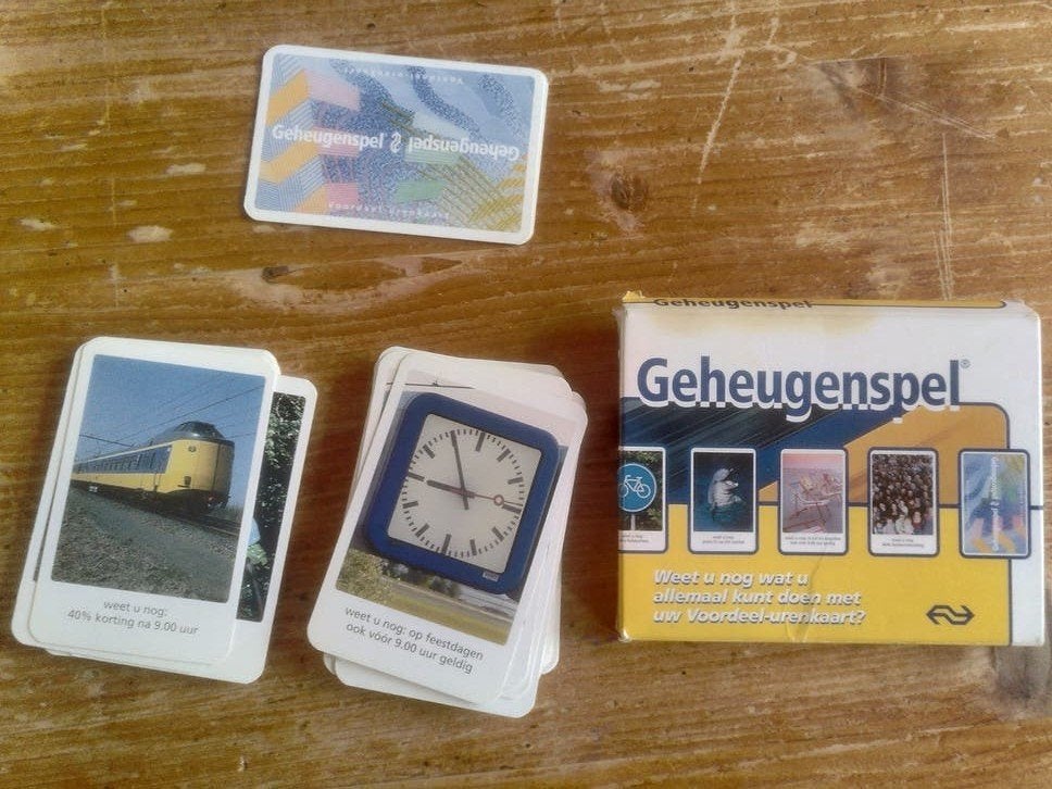 NS geheugenspel, Ophalen of Verzenden, Speelkaart(en)