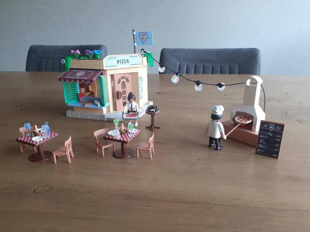 Playmobil pizzeria, Ophalen, Zo goed als nieuw, Complete set