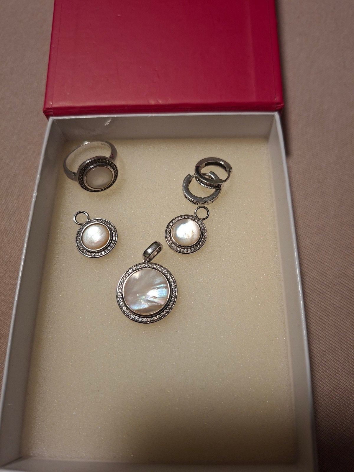 zinzi sieraden set, Ophalen of Verzenden, Zilver, Zilver