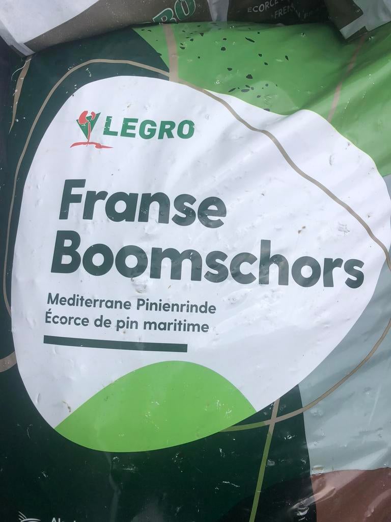 Tuindecoratie bodembedekking boomschorm antionkruid, Ophalen, Boomschors
