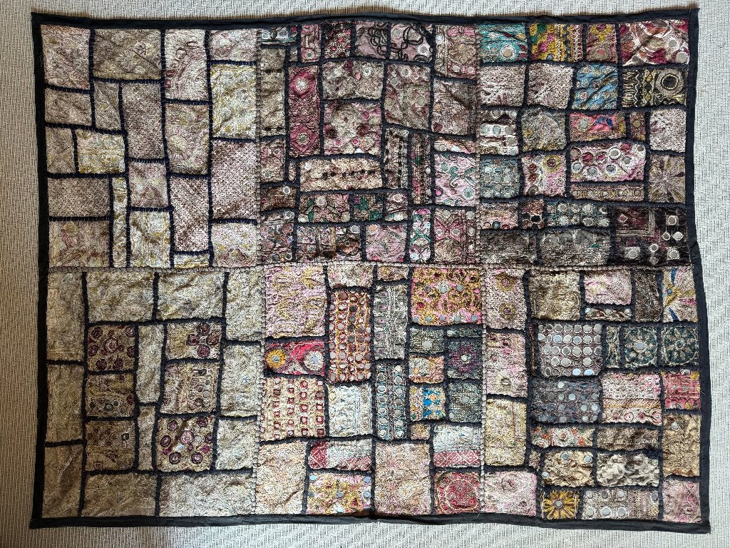 Wandkleed Quilt Patchwork Oriëntaals, Ophalen of Verzenden, Zo goed als nieuw, 100 tot 150 cm, 100 tot 150 cm