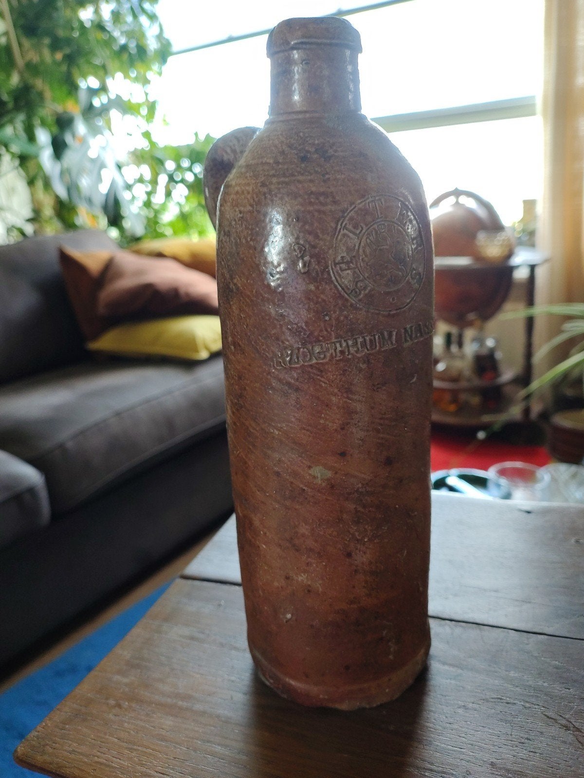 Antieke Selters Kruik (19e Eeuw) - Herzogthum Nassau, Antiek en Kunst, Ophalen of Verzenden