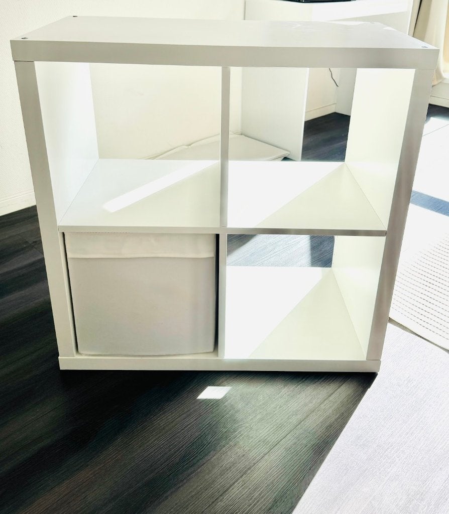 kallax shelving unit- white, Ophalen, 50 tot 100 cm, Zo goed als nieuw, Minder dan 100 cm