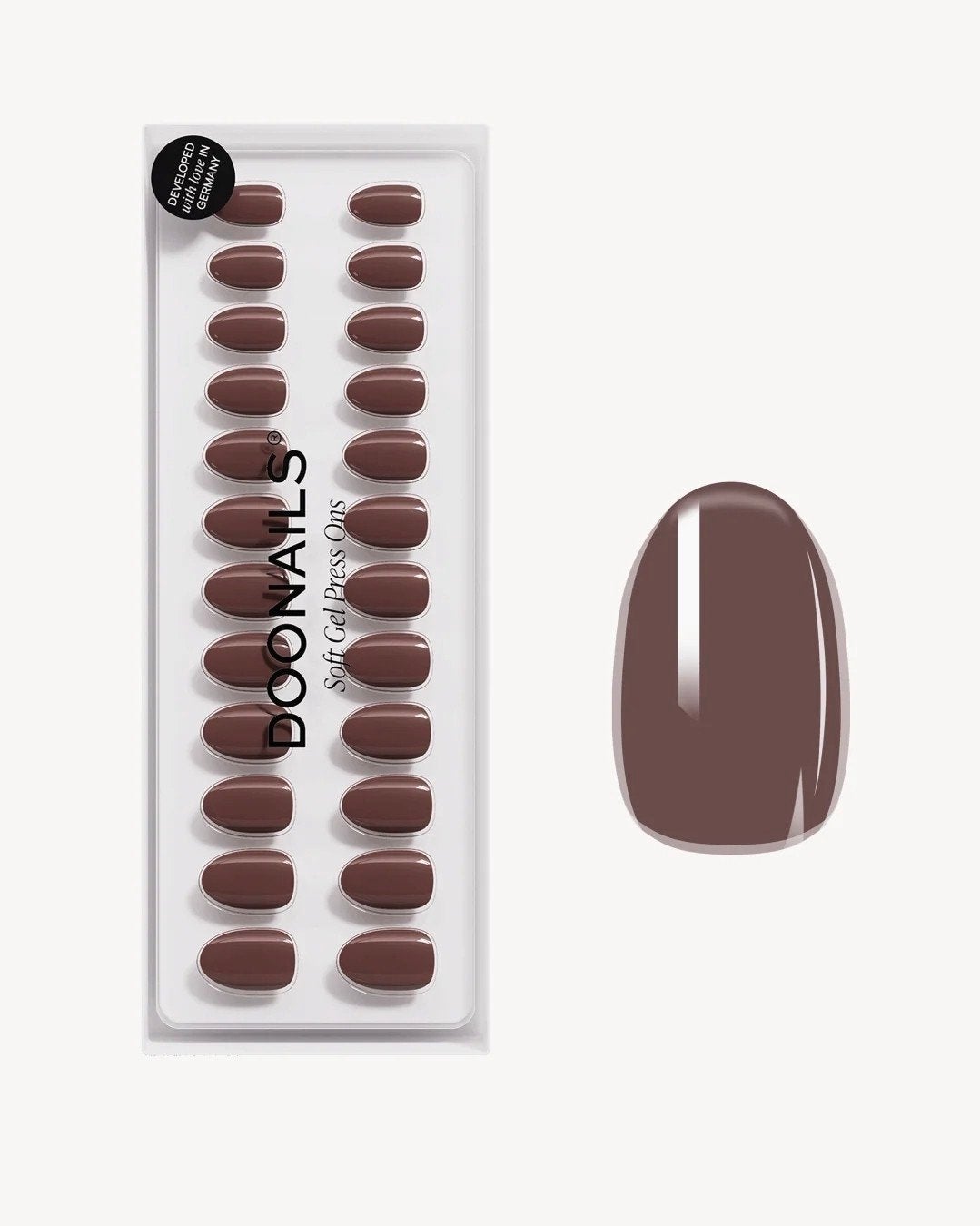 Doonails Soft Gel Press Ons - 5 kleuren - Short Round, Ophalen of Verzenden, Gebruikt, Overige typen