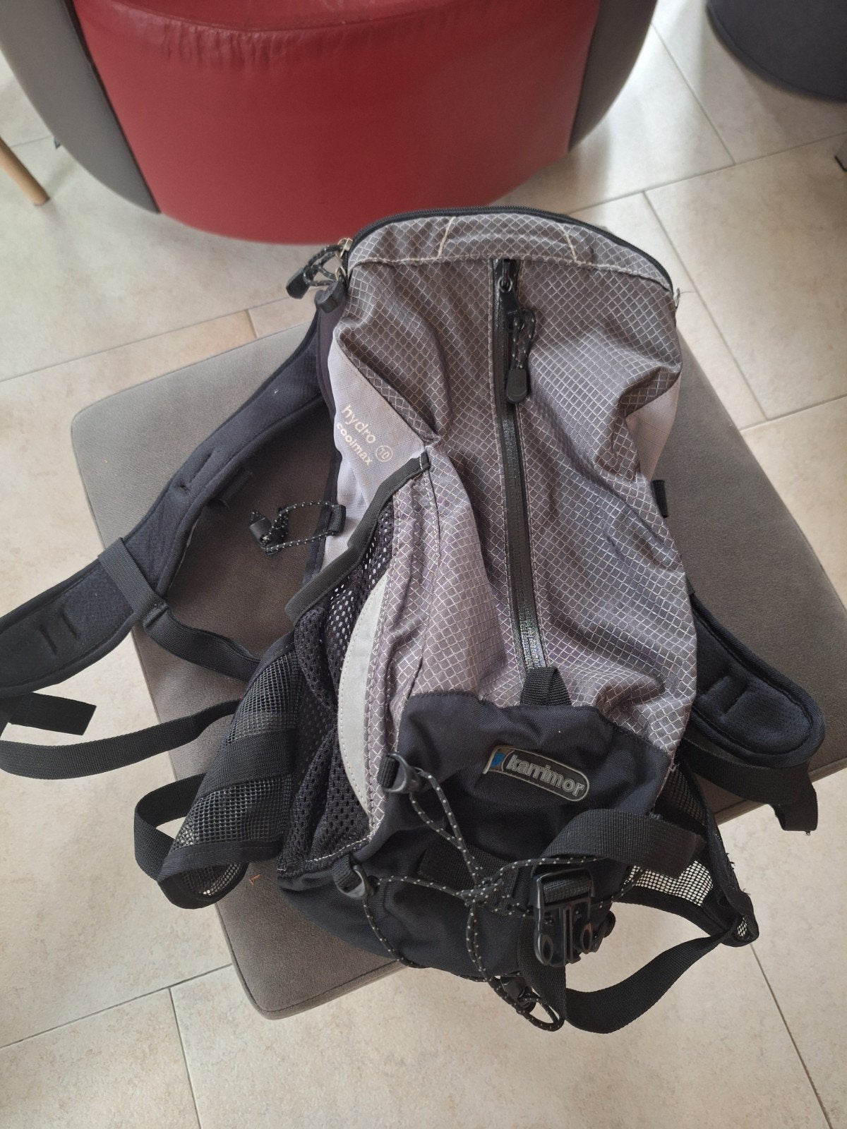 Rugtasje 10 liter, Ophalen, Gebruikt, 30 cm of meer