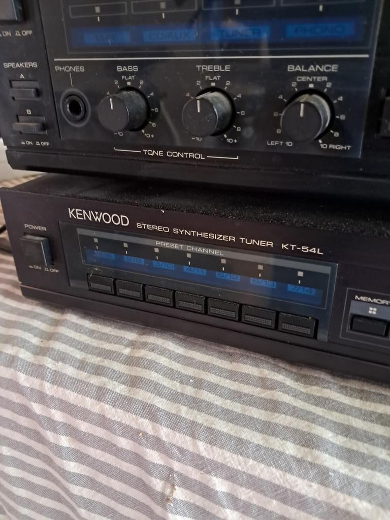 Kenwood versterker en tuner, Ophalen of Verzenden, Gebruikt, Overige merken