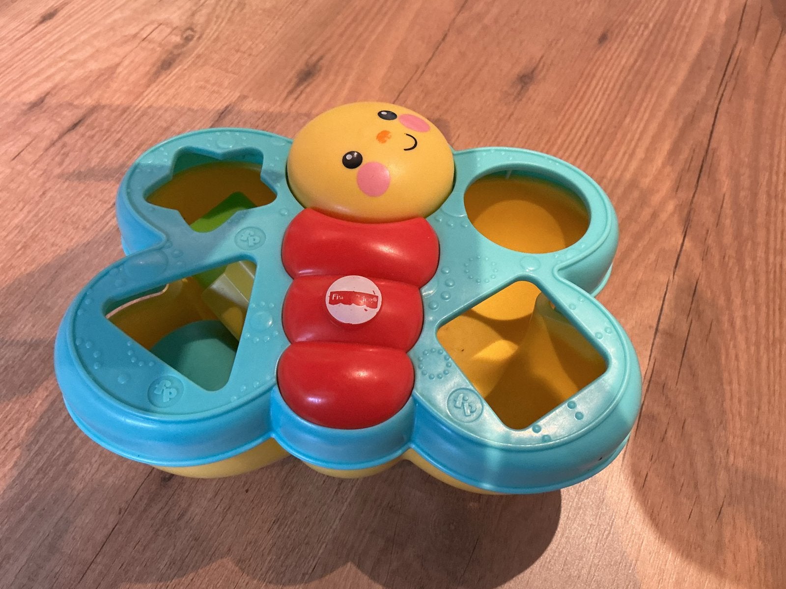 Fisher-Price Vlinder Vormenstoof met Blokken, Kinderen en Baby's, Ophalen of Verzenden, Gebruikt, Speelset