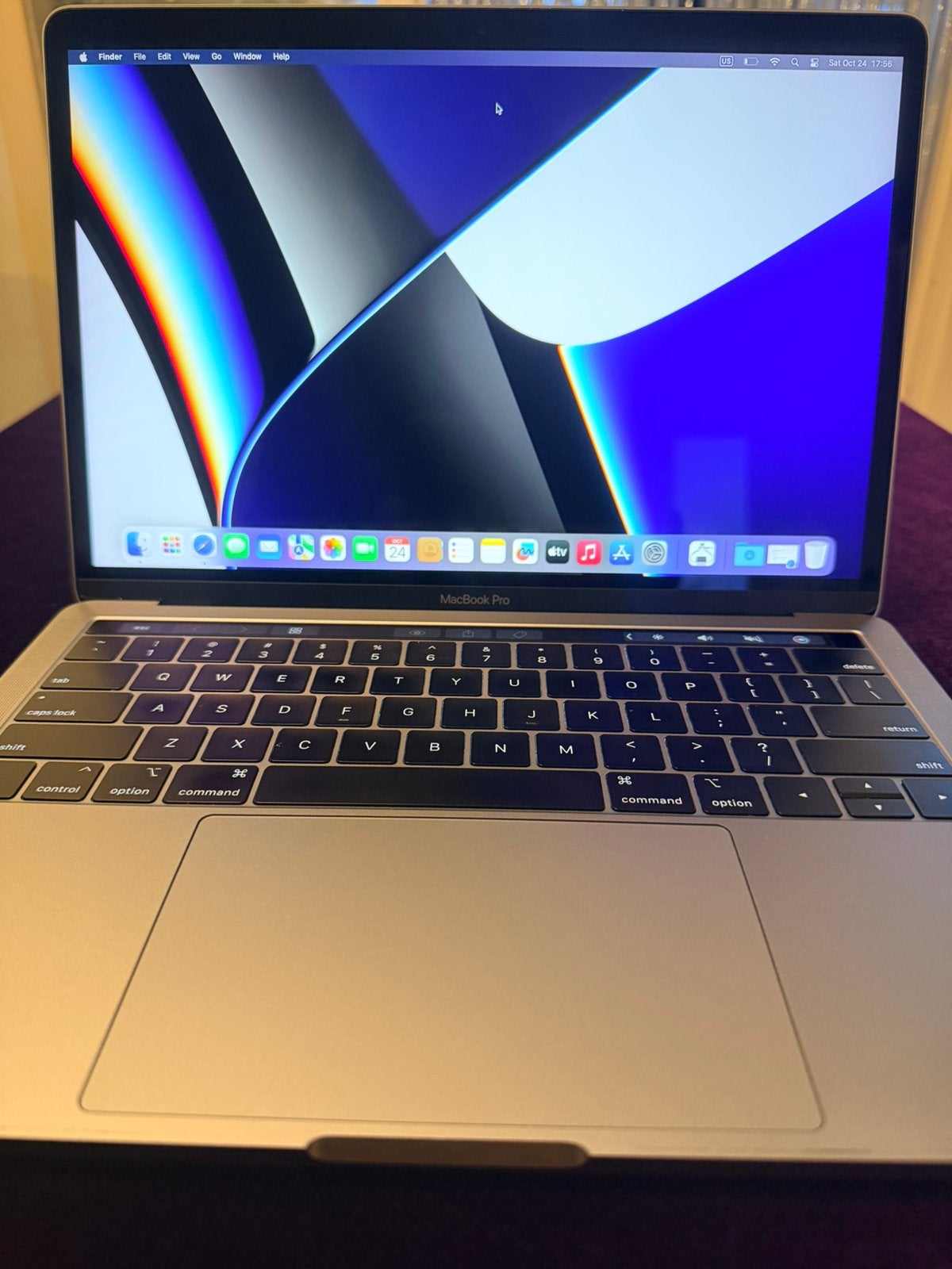 MacBook pro 13 inch 2019. I7. 16 GB. 512 GB, Qwerty, 13 inch, 512 GB, Zo goed als nieuw
