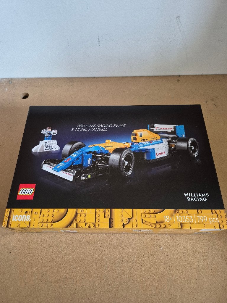 Lego 10353 icons Williams FW14B met Nigel Mansell, Gebruikt, Lego, Ophalen of Verzenden, Icons