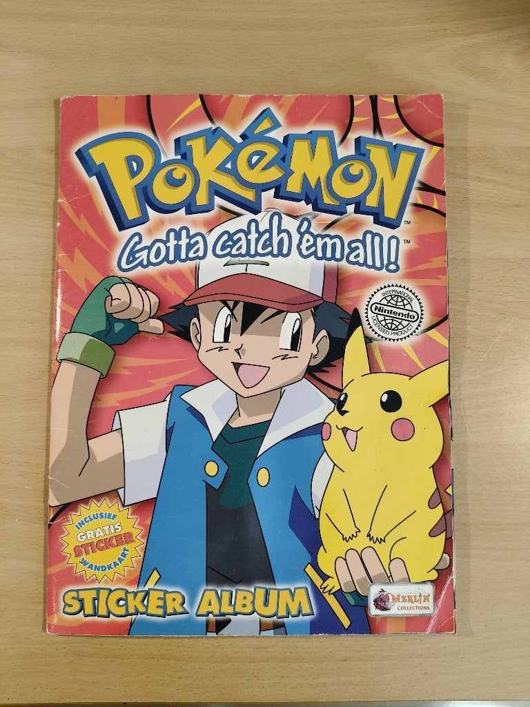 Vintage Pokémon Sticker Album - Gotta Catch 'Em All!, Overige supermarkten, Ophalen