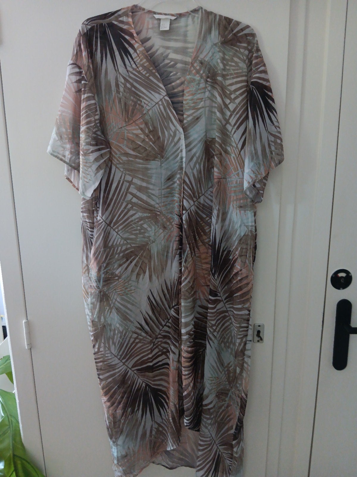 Bewerkte blouse H&M mt: 36/44, Kleding | Dames, Ophalen of Verzenden, Zo goed als nieuw, Maat 36 (S), Zwart