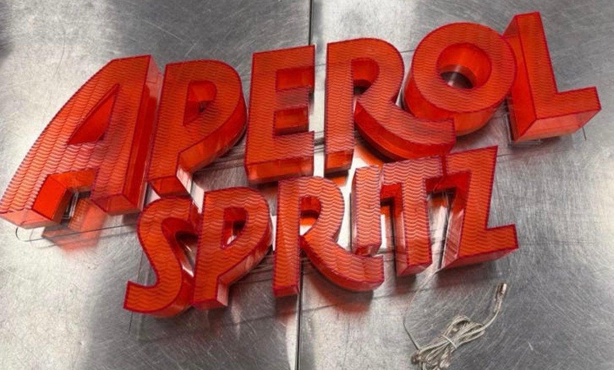 Aperol Spritz led board, Ophalen, Nieuw, Lichtbak of (neon) lamp