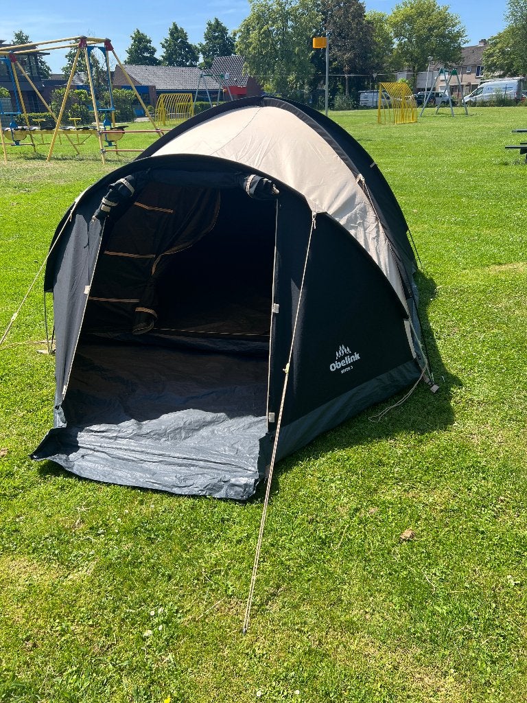 Obelink River 3 TC koepeltent, Caravans en Kamperen, Ophalen, Nieuw, Tot en met 3