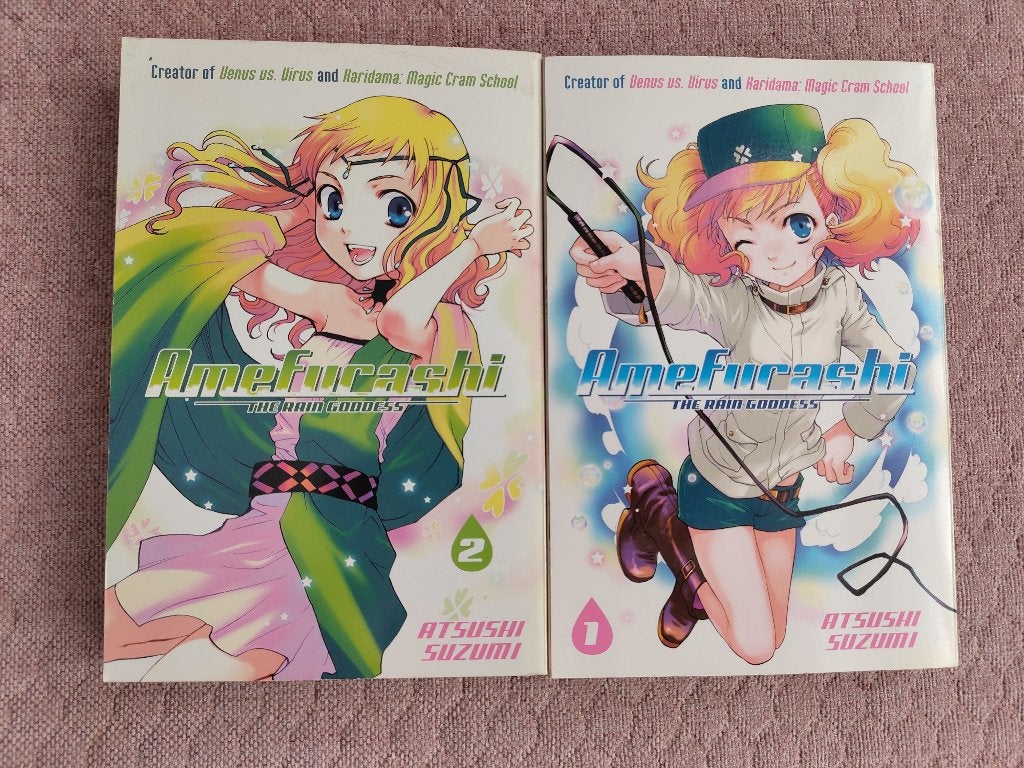 Amefurashi - The Rain Goddess 1&2 (complete serie), Complete serie of reeks, Ophalen of Verzenden, Gelezen, Japan (Manga)