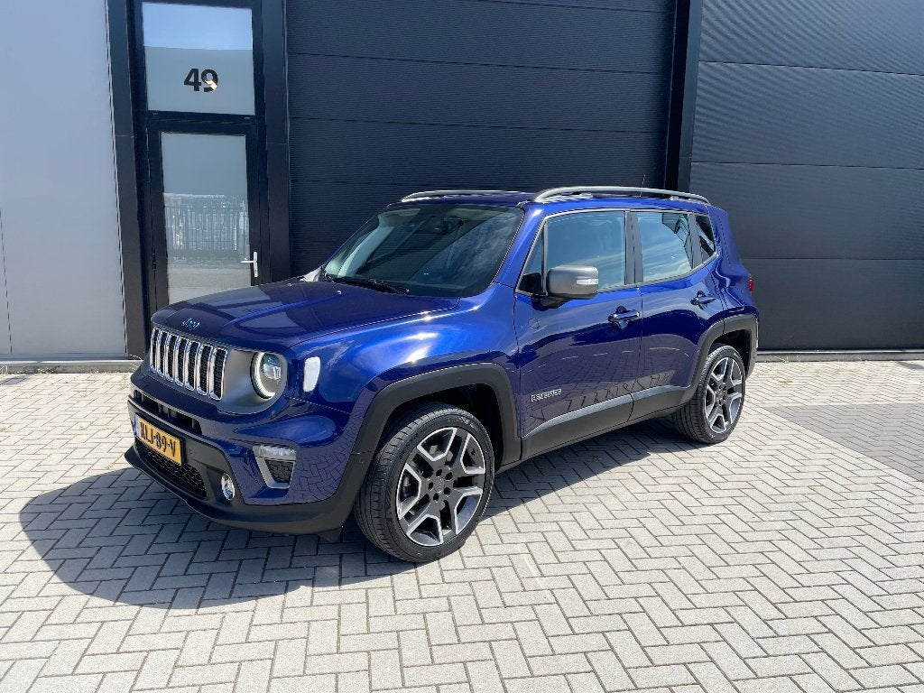 Jeep Renegade 4xe Limited | Plug-inHybrid | 4WD Automaat LED, Auto's, Jeep, Automaat, Stof, Blauw, Bedrijf