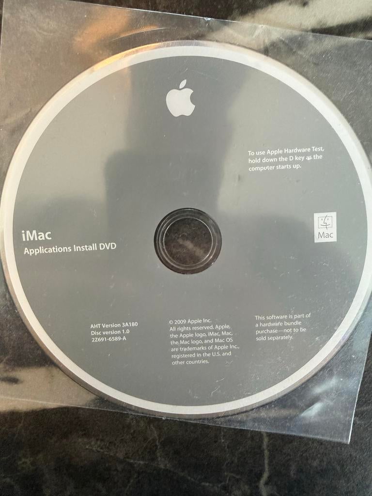 iMac Applications Install DVD (2009) - Originele Software, Computers en Software, Besturingssoftware, Ophalen of Verzenden, Gebruikt