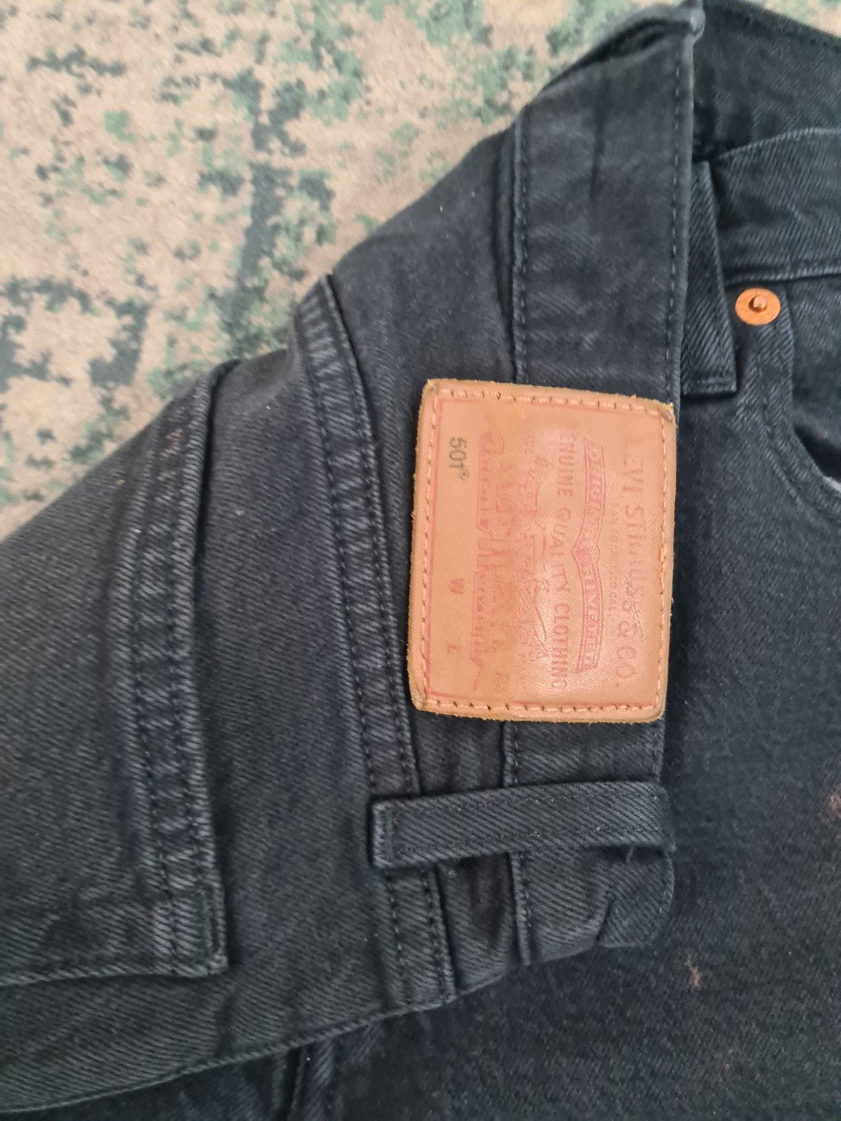 501 Levi's straight fit W28 L26 Dames Tulsi2826 Zwart, Zwart, Ophalen of Verzenden, W28 - W29 (confectie 36), Gedragen
